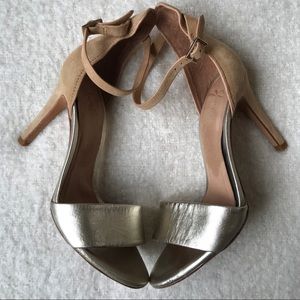 Joie Jaclyn Two Tone Ankle Wrap Sandal